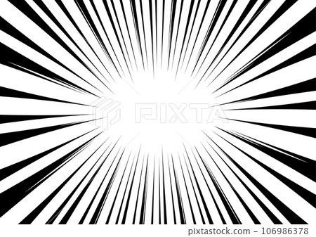 集中線 集中線 106986378