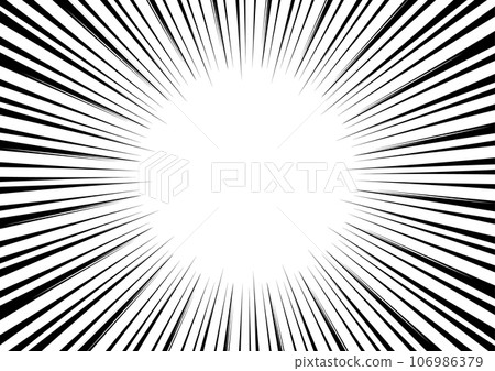 集中線 集中線 106986379