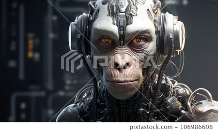 Chimpanzee android “AI-generated image” Chimpanzee android “AI-generated image” 106986608