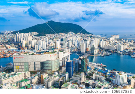 從釜山塔看南浦洞和影島 106987888