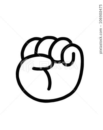 Clenched fist 106988475
