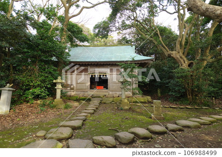 越前海岸大島大湊神社參拜殿 106988499