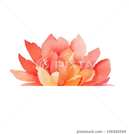 flower watercolor flower watercolor 106988569