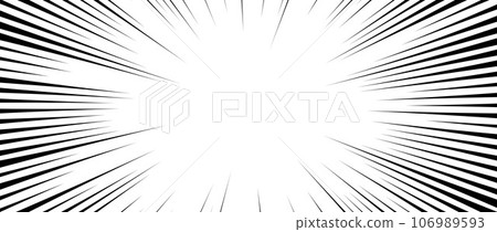 Diagonal speed lines background. Comic book explosion wallpaper. Abstract black and white flash frame design. Manga or anime cartoon sun burst. Pop art light beams or rays effect. Vector backdrop Diagonal speed lines background. Comic book explosion wallpaper. Abstract black and white flash frame design. Manga or anime cartoon sun burst. Pop art light beams or rays effect. Vector backdrop 106989593