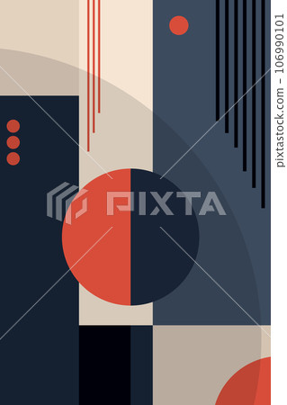 Abstract dynamic geometric background. Vector illustration Abstract dynamic geometric background. Vector illustration 106990101