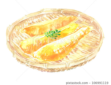 水彩畫的鯡魚子插圖 106991119