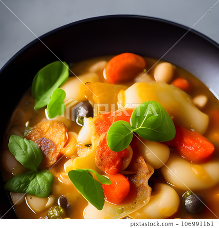 Italian ribollita traditional tuscany soup tasty food 106991161