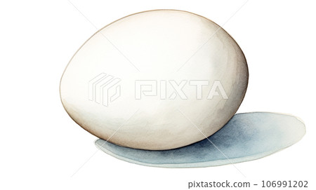 雞蛋水彩插圖“AI生成圖像” 雞蛋水彩插圖“AI生成圖像” 106991202