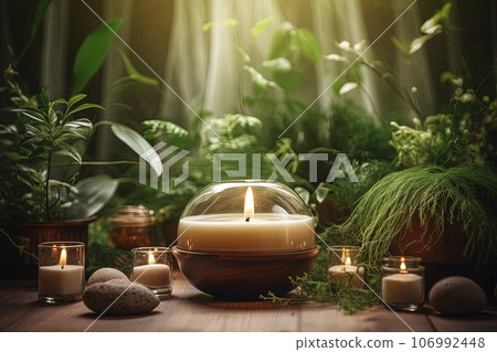 An atmosphere of peace and relaxation at home. An atmosphere of peace and relaxation at home. 106992448