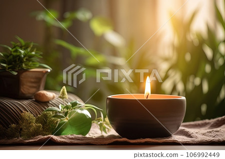 An atmosphere of peace and relaxation at home. An atmosphere of peace and relaxation at home. 106992449