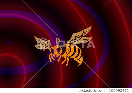Wasp in the dark Wasp in the dark 106992471