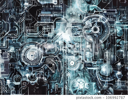 AI Artificial intelligence image illustration AI Artificial intelligence image illustration 106992787