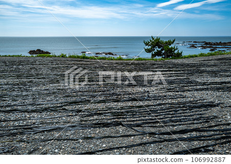 Hidaka kelp fishing peak season 106992887