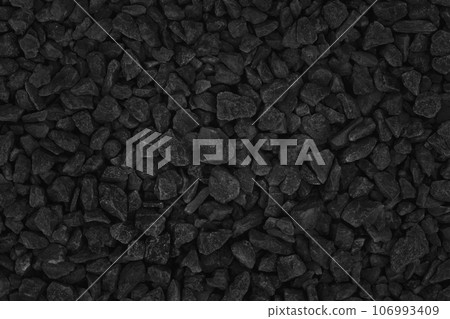 Natural stone pattern for background, black and grey stone gravel texture. Natural stone pattern for background, black and grey stone gravel texture. 106993409