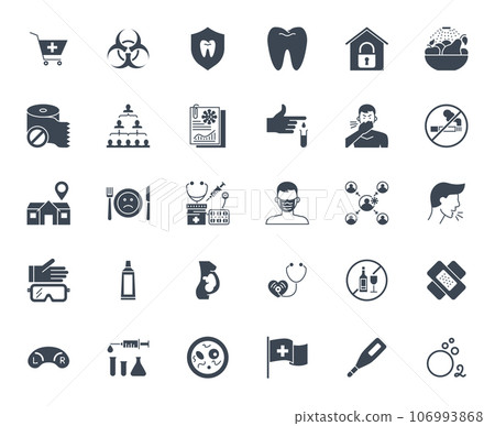 Medical Vector Icons Set 106993868