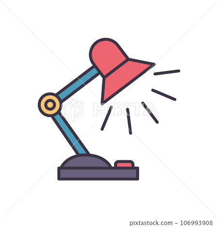 Reading-lamp related vector icon 106993908