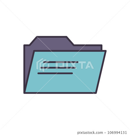 Folder related vector icon 106994131