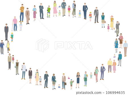 Man and woman baby child youth adult elderly image vector illustration 106994635