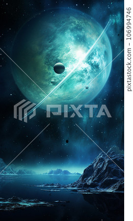 Uranus planet. Generative ai. Uranus planet. Generative ai. 106994746