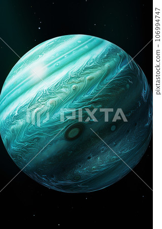 Uranus planet. Generative ai. Uranus planet. Generative ai. 106994747