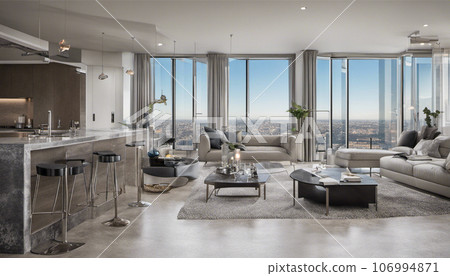Luxury apartment room 106994871