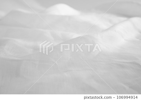 Linen cloth drape background monochrome 106994914