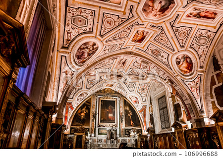 Vasari chapel in Sant Anna dei Lombardi church, Naples, Italy 106996688