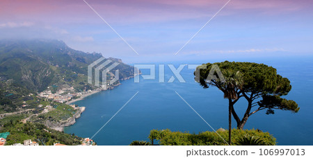 Coastline in Ravello, Amalfi coast, italy 106997013