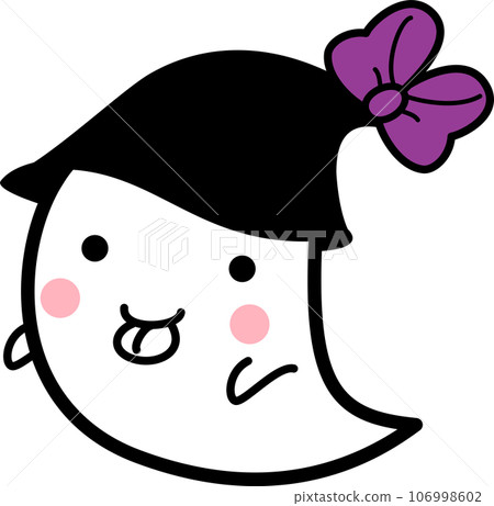 Halloween cute ghost 106998602