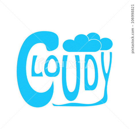 Weather symbols cloudy icon design vector illustration with paper texture isolated on transparent background. Weather symbols cloudy icon design vector illustration with paper texture isolated on transparent background. 106998821