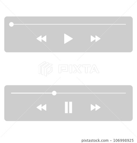 Playbar for video and music players 106998925