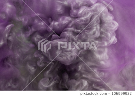 Abstract fluid acrylic painting. Marbled pink abstract Ink cloud on black background. Modern art. Abstract fluid acrylic painting. Marbled pink abstract Ink cloud on black background. Modern art. 106999922