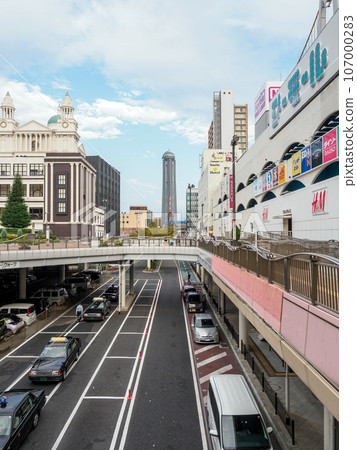 Urban landscape in front of Shimonoseki Station 107000283