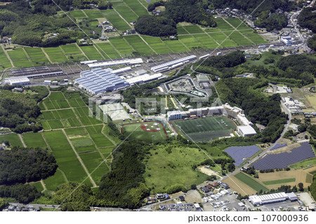 千葉縣東京學館高中附近的空拍 107000936