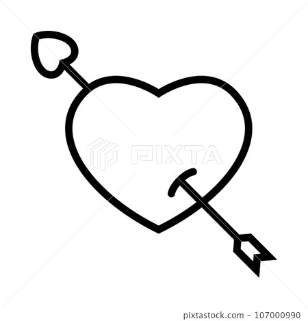 Cupid icon. I fall in love. love affair. God of love. vector. Cupid icon. I fall in love. love affair. God of love. vector. 107000990
