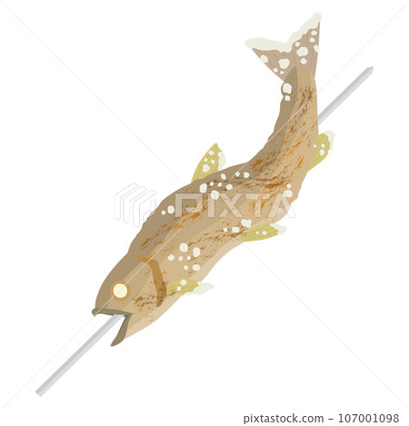 香魚串圖 107001098