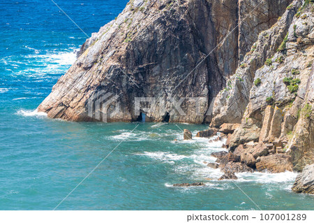 Playa del silencio in Asturias, Spain 107001289