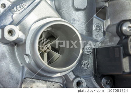 new turbocharged car engine. A turbine for an automobile engine new turbocharged car engine. A turbine for an automobile engine 107001834