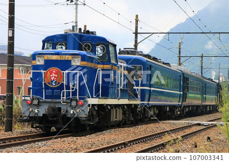 [Tobu] 14 series + 12 series + DE10 type "SL Futara" (Kinugawa Line: Tobu World Square ~ Kinugawa Onsen) 107003341