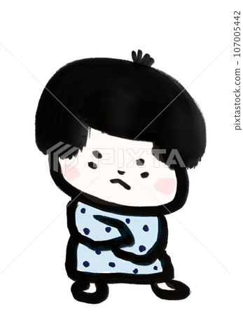 An angry child 107005442