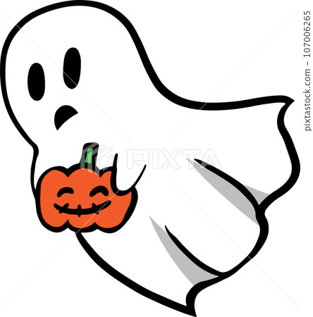 The Ghost drawing for halloween concept The Ghost drawing for halloween concept 107006265