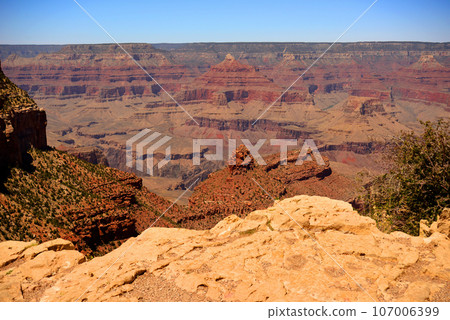 Blue Sky Day At The Grand Canyon Arizona Blue Sky Day At The Grand Canyon Arizona 107006399