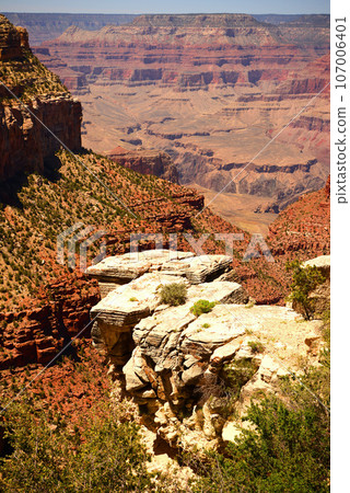 Blue Sky Day At The Grand Canyon Arizona Blue Sky Day At The Grand Canyon Arizona 107006401