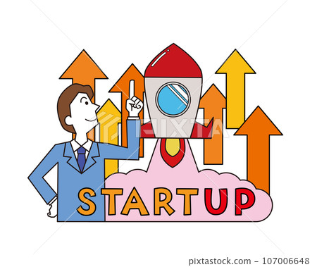 Image illustration of a startup company 107006648