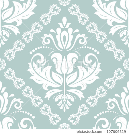 Classic Seamless Fine Pattern With Arabesques 107006819