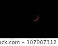 Crescent moon red 107007312