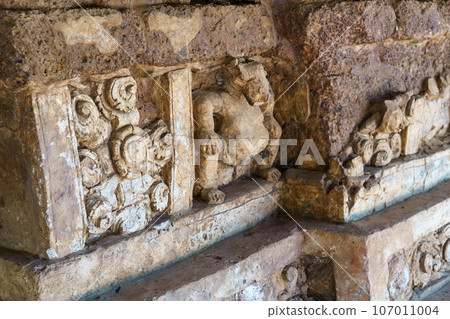 Reliefs of the ancient city of Si Thep, a World Heritage Site (Phetchabun Province, Thailand) 107011004