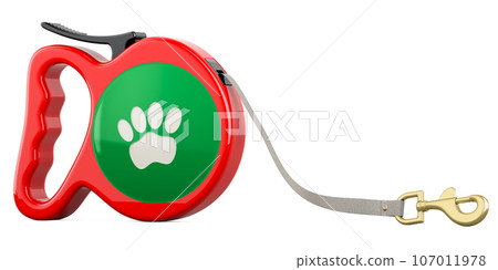 Automatic Retractable Traction Rope. 3D rendering 107011978