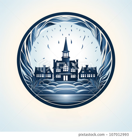 Logo of a real estate agency for the sale and rental of apartments and houses Logo of a real estate agency for the sale and rental of apartments and houses 107012993