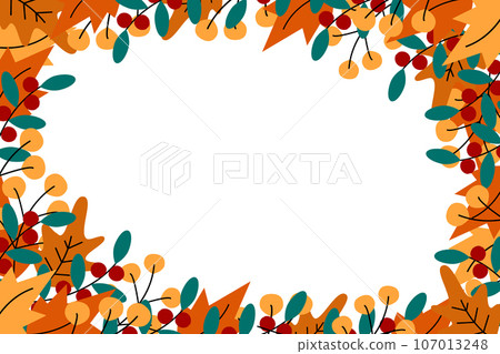 Abstract rectangular Thanksgiving frame with copy space and different twigs in trendy fall shades Abstract rectangular Thanksgiving frame with copy space and different twigs in trendy fall shades 107013248